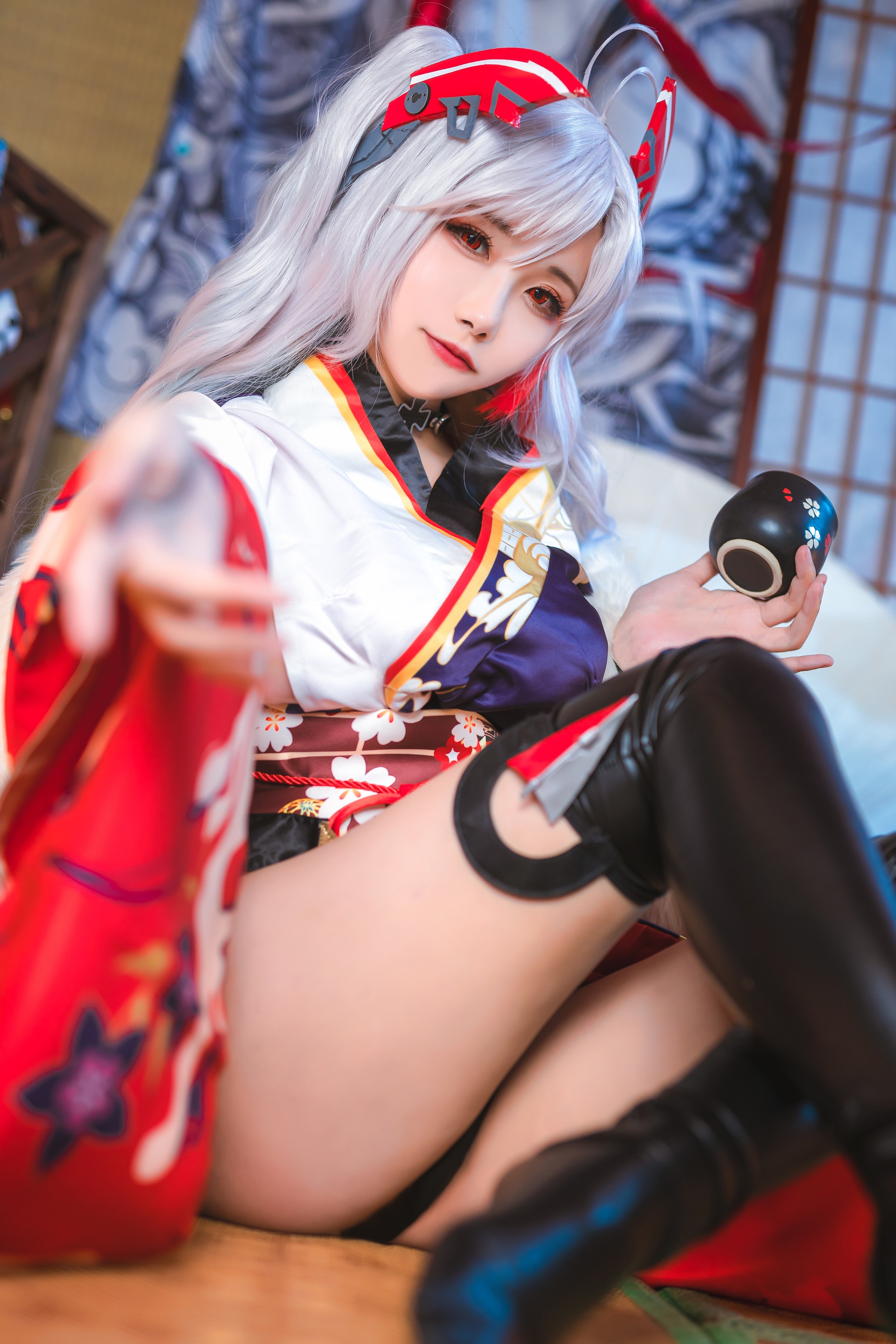 Momoko葵葵 - NO.022 欧根亲王 [122P]-XikXak